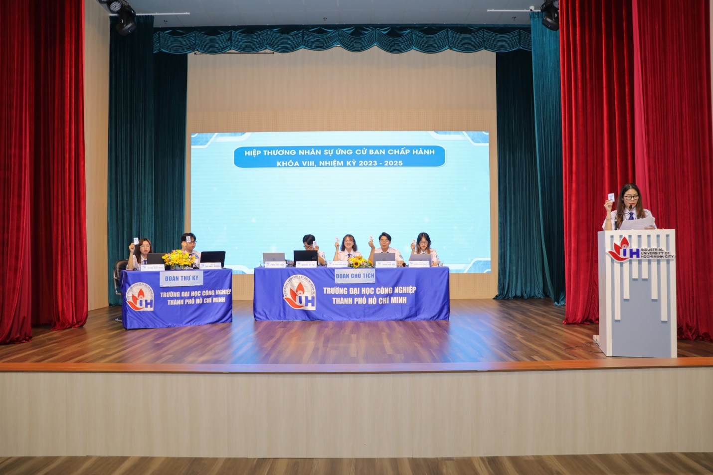 Đại hội Đại biểu Hội Sinh viên Việt Nam Trường Đại học Công nghiệp Thành phố Hồ Chí Minh lần thứ VIII, nhiệm kỳ 2023 – 2025 thành công tốt đẹp